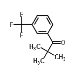 CAS#: 898766-39-7， 2,2-dimethyl-1-[3-(trifluoromethyl)phenyl]propan-1-one