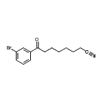 CAS#: 898766-84-2， 8-(3-Bromophenyl)-8-oxooctanenitrile