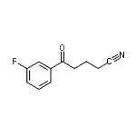 结构式 CAS# 898767-18-5, 5-(3-氟苯基)-5-氧代戊腈