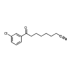 CAS#: 898767-74-3， 8-(3-Chlorophenyl)-8-oxooctanenitrile