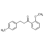structure of CAS# 898768-48-4, 1-(2-Methoxyphenyl)-3-(4-methylphenyl)-1-propanone;2'-methoxy-3-(4-methylphenyl)propiophenone