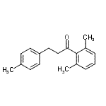 结构式 CAS# 898768-83-7, 1-(2,6-二甲基苯基)-3-(4-甲基苯基)-1-丙酮