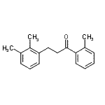 structure of CAS# 898768-96-2, 3-(2,3-Dimethylphenyl)-1-(2-methylphenyl)-1-propanone;3-(2,3-dimethylphenyl)-2'-methylpropiophenone