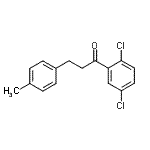structure of CAS# 898769-25-0, 1-(2,5-Dichlorophenyl)-3-(4-methylphenyl)-1-propanone;2',5'-dichloro-3-(4-methylphenyl)propiophenone