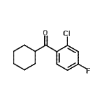 CAS#: 898769-33-0， (2-Chloro-4-fluorophenyl)(cyclohexyl)methanone