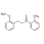 structure of CAS# 898769-59-0, 3-(2-Methoxyphenyl)-1-(2-methylphenyl)-1-propanone;3-(2-methoxyphenyl)-2'-methylpropiophenone