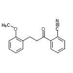 CAS#: 898769-69-2， 2-[3-(2-Methoxyphenyl)propanoyl]benzonitrile