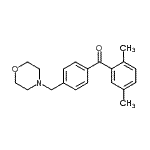 结构式 CAS# 898770-08-6, (2,5-二甲基苯基)[4-(4-吗啉基甲基)苯基]甲酮