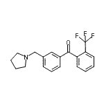 CAS#: 898770-62-2， [3-(1-Pyrrolidinylmethyl)phenyl][2-(trifluoromethyl)phenyl]methanone