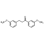 structure of CAS# 898774-46-4, 1,3-Bis(3-methoxyphenyl)-1-propanone;3'-methoxy-3-(3-methoxyphenyl)propiophenone