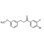 CAS#: 898774-86-2， 1-(4-Bromo-3-fluorophenyl)-3-(3-methoxyphenyl)-1-propanone