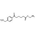 structure of CAS# 898778-26-2, Ethyl 6-(4-ethylphenyl)-6-oxohexanoate;ethyl 6-(4-ethylphenyl)-6-oxohexanoate
