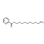structure of CAS# 898779-43-6, 1-(2-Pyridinyl)-1-dodecanone;2-Dodecanoylpyridine