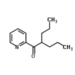 结构式 CAS# 898779-72-1, 2-丙基-1-(2-吡啶基)-1-戊酮