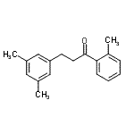 结构式 CAS# 898780-05-7, 3-(3,5-二甲基苯基)-1-(2-甲基苯基)-1-丙酮