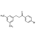 structure of CAS# 898780-50-2, 1-(4-Bromophenyl)-3-(3,5-dimethylphenyl)-1-propanone;4'-bromo-3-(3,5-dimethylphenyl)propiophenone