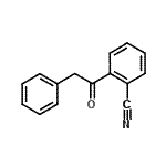 structure of CAS# 898783-78-3, 2-(Phenylacetyl)benzonitrile;2'-Cyano-2-phenylacetophenone