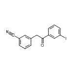 CAS#: 898784-37-7， 3-[2-(3-Iodophenyl)-2-oxoethyl]benzonitrile
