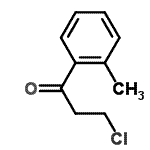 structure of CAS# 898785-08-5, 3-chloro-1-(o-tolyl)propan-1-one;3-Chloro-1-(2-methylphenyl)-1-oxopropane;MFCD03841046