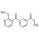 CAS#: 898785-83-6， Methyl 3-[(2-methoxy-3-pyridinyl)carbonyl]benzoate