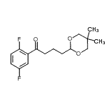 structure of CAS# 898786-88-4, 1-(2,5-Difluorophenyl)-4-(5,5-dimethyl-1,3-dioxan-2-yl)-1-butanone;2',5'-difluoro-4-(5,5-dimethyl-1,3-dioxan-2-yl)butyrophenone