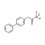结构式 CAS# 898787-43-4, 3-(4-联苯基)-1,1,1-三氟丙酮