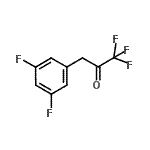结构式 CAS# 898787-49-0, 3-(3,5-二氟苯基)-1,1,1-三氟丙酮