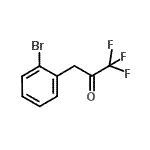 结构式 CAS# 898787-57-0, 3-(2-溴苯基)-1,1,1-三氟丙酮