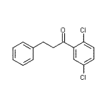 structure of CAS# 898788-81-3, 1-(2,5-Dichlorophenyl)-3-phenyl-1-propanone;2',5'-dichloro-3-phenylpropiophenone