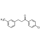结构式 CAS# 898790-65-3, 1-(4-氯苯基)-3-(3-甲基苯基)-1-丙酮
