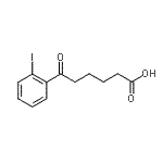 结构式 CAS# 898790-71-1, 6-(2-碘苯基)-6-氧代己酸
