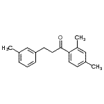 结构式 CAS# 898790-72-2, 1-(2,4-二甲基苯基)-3-(3-甲基苯基)-1-丙酮