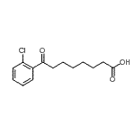 结构式 CAS# 898792-65-9, 8-(2-氯苯基)-8-氧代辛酸