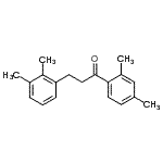 structure of CAS# 898792-74-0, 3-(2,3-Dimethylphenyl)-1-(2,4-dimethylphenyl)-1-propanone;2',4'-dimethyl-3-(2,3-dimethylphenyl)propiophenone