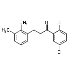 structure of CAS# 898793-27-6, 1-(2,5-Dichlorophenyl)-3-(2,3-dimethylphenyl)-1-propanone;2',5'-dichloro-3-(2,3-dimethylphenyl)propiophenone