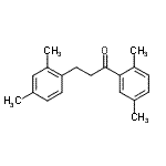 structure of CAS# 898794-08-6, 3-(2,4-Dimethylphenyl)-1-(2,5-dimethylphenyl)-1-propanone;2',5'-dimethyl-3-(2,4-dimethylphenyl)propiophenone