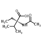 CAS#: 898814-79-4， (2S)-2-Acetamido-2-ethyl-3-methylbutanoic acid