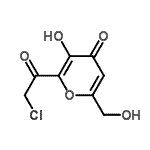 CAS#: 89938-66-9， 2-(Chloroacetyl)-3-hydroxy-6-(hydroxymethyl)-4H-pyran-4-one