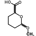 CAS#: 89941-84-4， 6-Methoxytetrahydro-2H-pyran-2-carboxylic acid