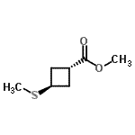 CAS#: 89945-42-6， Methyl trans-3-(methylsulfanyl)cyclobutanecarboxylate