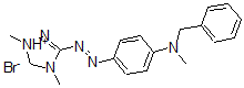 CAS 登录号：89959-98-8， 3(Or5)-[[4-[苄基甲基氨基]苯基]偶氮]-1,2(Or1,4)-二甲基-1H-1,2,4-三唑鎓溴化物