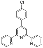 structure of CAS# 89972-75-8, 4'-(4-Chlorophenyl)-2,2':6',2''-Terpyridine;4'-(4-CHLOROPHENYL)-2,2':6',2''-TERPYRIDINE;4'-(4-CHLOROPHENYL)-2,2':6',2