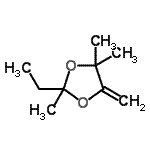 CAS#: 89995-42-6， 2-Ethyl-2,4,4-trimethyl-5-methylene-1,3-dioxolane