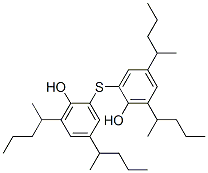 CAS#: 90-67-5， 2,2'-Thiobis(4,6-di-sec-pentylphenol)