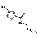 CAS#: 90007-19-5， N-Allyl-3-methyl-1,2-oxazole-5-carboxamide
