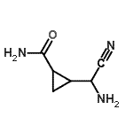 CAS#: 90035-39-5， 2-[Amino(cyano)methyl]cyclopropanecarboxamide