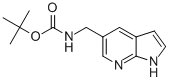 structure of CAS# 900514-09-2, N-(1H-Pyrrolo[2,3-b]Pyridin-5-Ylmethyl)-Carbamicacid 1,1-Dimethylethyl Ester;Carbamic Acid, N-(1H-Pyrrolo[2,3-B]Pyridin-5-Ylmethyl)-, 1,1-Dimethylethyl Ester;(1H-PYRROLO[2,3-B]PYRIDIN-5-YLMETHYL)-CARBAMIC ACID TERT-BUTYL ESTER