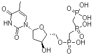 CAS#: 90094-77-2， alpha,beta,beta,gamma-Dimethylenedeoxythymidine 5'-triphosphate