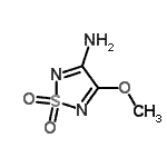 CAS#: 90103-62-1， 4-Methoxy-1,2,5-thiadiazol-3-amine 1,1-dioxide