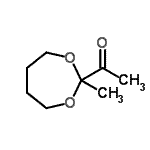 CAS#: 90113-59-0， 1-(2-Methyl-1,3-dioxepan-2-yl)ethanone